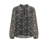 ONLY Chemisier 'ONLDitsy' noisette / gris / noir, Taille M