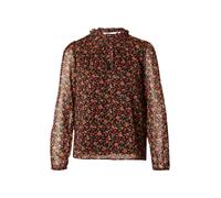 ONLY Chemisier 'ONLDITSY' violet / orange / rouge clair / noir, Taille L