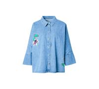 ONLY Chemisier 'ONLGRACE' bleu denim / émeraude / lilas / mûre, Taille S