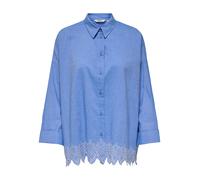 ONLY Chemisier 'ONLGRACES TULUM' bleu denim, Taille S
