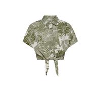 ONLY Chemisier 'ONLJAKIRI' vert / blanc cassé, Taille S
