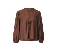 ONLY Chemisier 'ONLKana' chocolat / blanc, Taille L