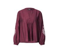 ONLY Chemisier 'ONLKana' lie de vin / blanc, Taille M