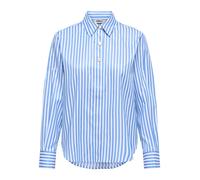 ONLY Chemisier 'ONLLyra' bleu / blanc, Taille M