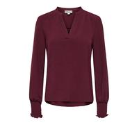 ONLY Chemisier 'ONLMette' lie de vin, Taille XXXL