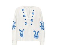 ONLY Chemisier 'ONLMOON' bleu foncé / blanc, Taille XXS