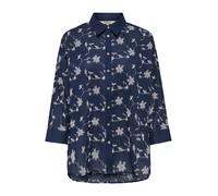 ONLY Chemisier 'ONLNew Lina Grace' bleu marine / blanc, Taille S