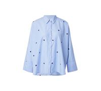 ONLY Chemisier 'ONLNEW LINA GRACE' marine / bleu clair / blanc, Taille XXL