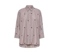ONLY Chemisier 'ONLNew Lina Grace' marron / noir / blanc, Taille M