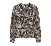 ONLY Chemisier 'ONLNova' beige / noir, Taille XS