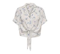 ONLY Chemisier 'ONLPAULA' bleu / bleu foncé / blanc, Taille XS