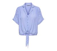 ONLY Chemisier 'ONLPaula' indigo / blanc, Taille XL