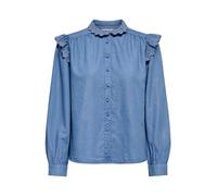 ONLY Chemisier 'ONLPIPER' bleu denim, Taille L