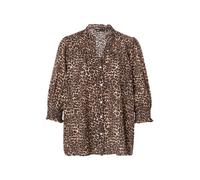 ONLY Chemisier 'ONLRAYA' beige foncé / noir / blanc, Taille M