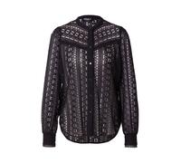 ONLY Onlreba Lace L/S Shirt WVN Noos Chemisier à Manches Longues, Noir, S Femme