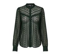 ONLY Femme Onlreba Lace L/S Shirt WVN Noos Col De Chemise Féminin, avec Poignets Boutonnés Et Coupe Droite, Scarab, L EU