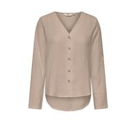 ONLY Chemisier 'ONLThyra' beige foncé, Taille S