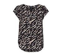 ONLY Chemisier 'ONLVic' beige / noir, Taille S