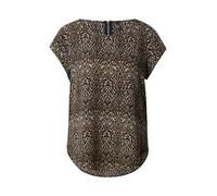 ONLY Chemisier 'ONLVic' crème / marron / noir, Taille XS