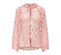 ONLY Chemisier 'ONLVIENNA' or / rose / pitaya / rouge, Taille XS