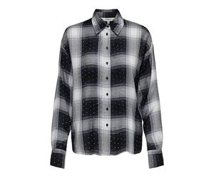 ONLY Chemisier Riley Cloud Dancer w. Black and Night Sky XS