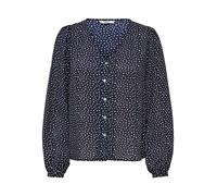 ONLY Chemisier 'Sonja' bleu nuit / blanc, Taille XS
