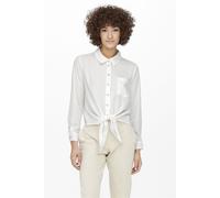 Only – Chemise à manches longues Lecey Knot – Blanc – Taille S – Femme