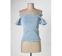 only chemisiers et blouses femme de couleur bleu 42