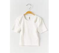 ONLY T-shirt fille Kognessa Box manches courtes épaules découpées Cloud Dancer 122-128