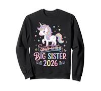 Only Child Big Sister 2026 Licorne Arc-en-Ciel Mignonne Sweatshirt