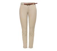 Only Chino féminin 'ONLBIiana' classique taupe 36W x 32L