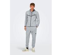 Only Closed Hem Fleece Joggers Mélange gris clair X Small Male