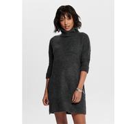 Only Cowl Neck Jumper Dress Gris foncé chiné S Female