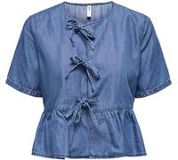 ONLY Curve Chemise ONLY Curve en jean à naud Bleu EU 46 (UK 18)