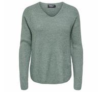 ONLY Damen Pull-Over Tricot ONLCAMILLA V-Neck, Col V, Vert Clairbeige