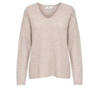 ONLY Damen Pull-Over Tricot ONLCAMILLA V-Neck, Col V, Vert Clairbeige