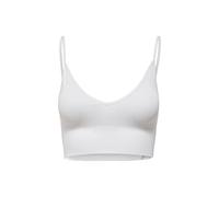 Only Débardeur Onlvicky Rib sans Coutures à col en V pour Femme, Blanc éclatant., XS-S