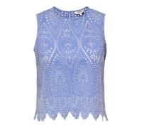 ONLY Debardeurs Tulum Blue Bonnet Bright White EMB. M