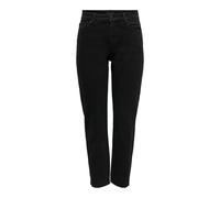Only - Emily Jean Droit - Femme - Jeans - Noir - Taille: W25