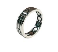 Only faith Bague Atlante originale en argent sterling 925, géométrie sacrée, amulette de protection, bijoux artisanaux, tailles 5 à 12, Disponible En Tallas 5 A 12, Argent, Agate