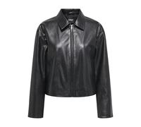 ONLY Faux Leather Zip Jacket Onlnicki OTW Veste zippée en Cuir synthétique, Noir, L Femmes
