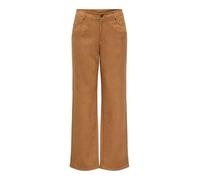 ONLY Faux Suede Pant PNT Onlina Life MW STR Pantalon en Daim synthétique, Nuthatch, M / 32L Femmes