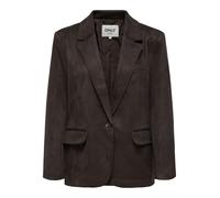 ONLY Faux Suede TLR Onlina Life Blazer en Daim synthétique L/S, Gâteau au Chocolat, 44 Femmes