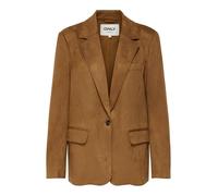 ONLY Faux Suede TLR Onlina Life Blazer en Daim synthétique L/S, Nuthatch, 44 Femmes