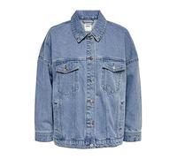 ONLY Female Onlsafe Caroline Oversize Dnmjacket Noos Blouson En Jean, Medium Blue Denim, XL EU