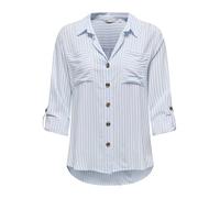ONLY Chemisier 'ONLYasmin' bleu clair / blanc, Taille S