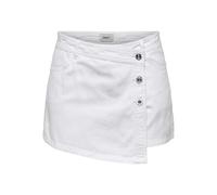 Only Jupe-short femme Lesly blanc denim XS