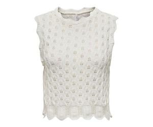 ONLY Female Tricot Haut sans Manches, Cloud Dancer, S