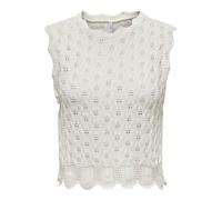 ONLY Female Tricot Haut sans Manches, Cloud Dancer, XS