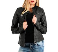 ONLY Femme Bandit Pu Biker Blouson, Black 3, 38 EU